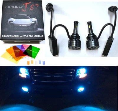 LED Kit G8 100W 9005 HB3 8000K Icy Blue Two Bulb Head Light Hi Beam Replace Lamp - Image 1 of 4