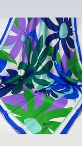 Silk Home Nwt Luxury Twill Silk Square Scarf 35x35", Hijab,Tichel, - Picture 1 of 3