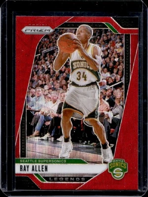 Prizm Ray Allen Ruby Wave #300 Supersonics 2024-25 Foto 1 de 2