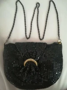 Black Shoulder Evening Bag - Picture 1 of 5