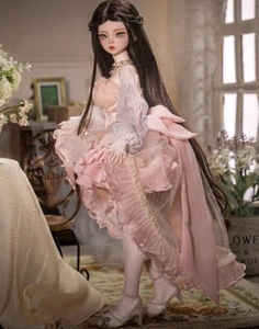 New Dress BJD clothes Hair shoes For 1/4 BJD Doll Qiangqiang  D - Picture 1 of 20