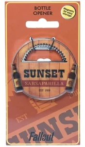 Fallout: Sunset Sarsaparilla Bottle Opener - Magnetic, Fridge Magnet, Gift - NEW - Picture 1 of 2