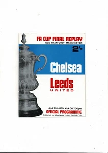 1970 Chelsea v Leeds United FA Cup Final Replay Football Programme - Picture 1 of 3