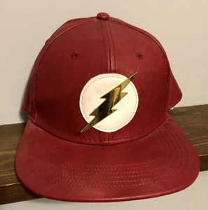 The Flash Faux Leather Snapback - Picture 1 of 6