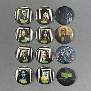 BeetleJuice 2 pin back / button set of 12 - Picture 1 of 3