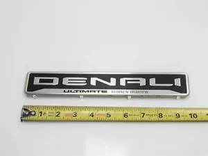 GMC Denali Ultimate Emblem Rear Left or Right 10" x 1-5/8" - Picture 1 of 6