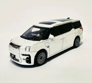 1:64 Maßstab weiß Zeekr 009 EV MPV Mini Van Modell Druckguss Metall Auto Neu - Bild 1 von 7