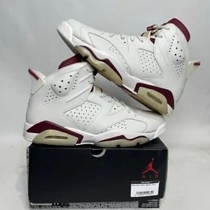 Nike Air Jordan 6 Retro OG “Maroon” 384664–116 Men’s 11 Worn - Picture 1 of 9