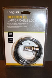Targus Defcon CL Laptop Cable Lock PA410U1 Combination Lock - Picture 1 of 2