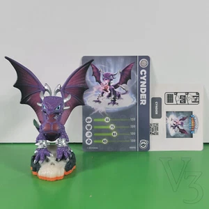 Figura de Personaje Skylanders GIGANTES: CYNDER con TARJETA DE ESTADÍSTICAS y código (base naranja) - Imagen 1 de 7