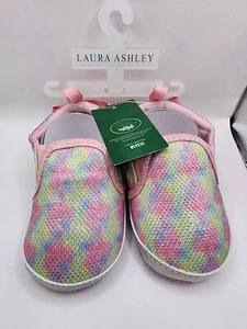 Baby Girls Slip On Shoes -Laura Ashley -Infant Sz 4 -New with Tags - Picture 1 of 10