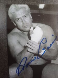 RON GARVIN "HANDS OF STONE"  Hand Signed Autograph 4X6 Photo --WWF ,NWA WRESTLER