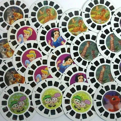 View Master Reels Lot Disney Discovery Wildlife Cartoon Variety 3 pc Set CHOICE - Image 1 of 2