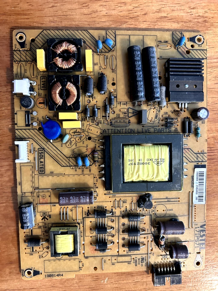 PLACA FUENTE DE ALIMENTACIÓN PSU 17IPS71 23220944 PARA TV LED 32" NORDMENDE NM32D272 Foto 1 de 1