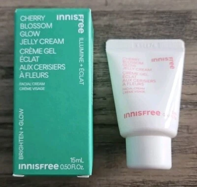 Крем желе INNISFREE Cherry Blossom Glow 15 мл/0,5 жидких унции Мини/путешествия срок годности 8/26 - Изображение 1 из 4