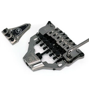 Kit de trémolo de montaje superior Floyd Rose FRX níquel negro con tuerca de bloqueo FRTX05000 - Imagen 1 de 1