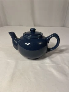 Newcor Stoneware Teapot Cobalt Blue 6 cups 8.5” x 6” x 5.5” - Picture 1 of 7