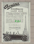 C1637) Willys Overland Ltd Motor Car Advert - 1918 Cutting