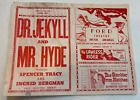 Antique Ford Theatre Rector Ar Cinema Program Flyer Dr Jekyll & Mr Hyde Spencer