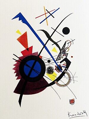 Wassily Kandinsky Litografía 1962 ( Josef Albers Le Corbusier Mondrian Paul Klee • 282€