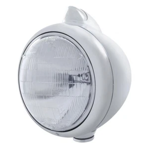 Headlight 6014 Bulb & LED Turn Signal (Original Style) - Amber LED/Clear Lens - Bild 1 von 12