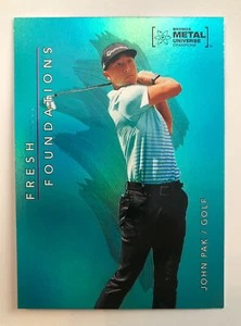 2022 Skybox Metal Champions Universe John Pak Fresh Foundation Insert Aqua FF44 - Picture 1 of 2