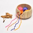 W0oden Yarn Bowl For Knitting Yarn Ball Bamboo