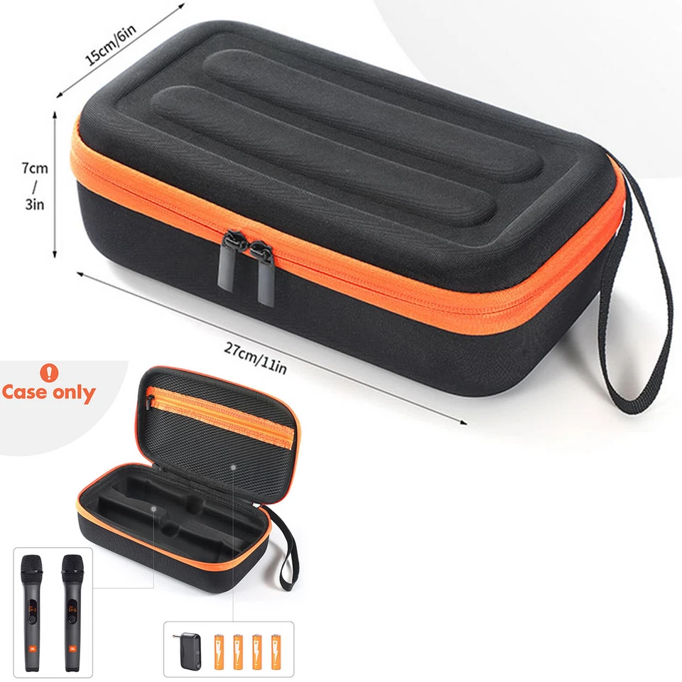 Tragetasche Aufbewahrungskoffer für JBL Wireless Two Microphone System Batterie - Bild 1 von 4