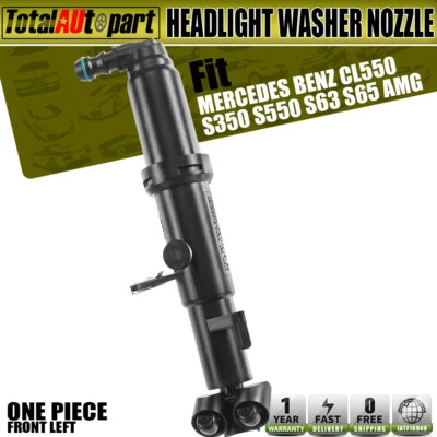 Headlight Washer Nozzle for Mercedes-Benz W216 W221 CL550 CL600 S350 CL65 AMG - Image 1 of 4