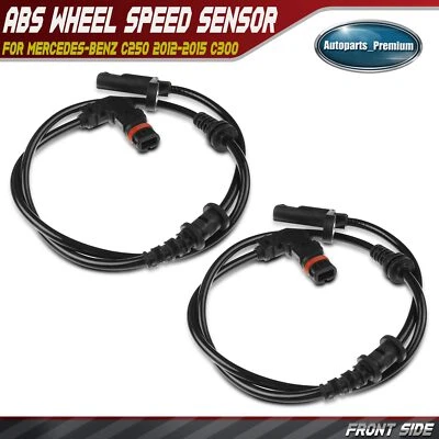 2x Sensor de Velocidade de Roda ABS Frontal LH e RH para Mercedes-Benz C250 2012-2015 C300 - Imagem 1 de 4