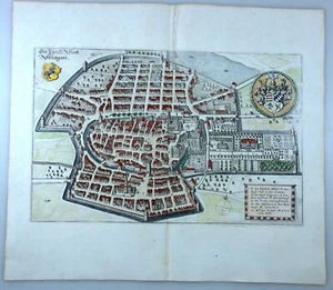 Original Merian Kupferstich - Die Fürst: Statt Stuetgart - um 1643 Stuttgart - Bild 1 von 8