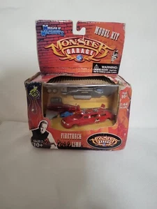 Vtg Monster Garage Fire Truck Limousine Diecast Car 1/64 Limo Mini Model Kit - Picture 1 of 4