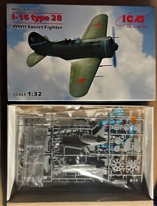 ICM 32002 - I-16 TYPE 28 WWII SOVIET FIGHTER - 1/32 PLASTIC KIT - Picture 1 of 1