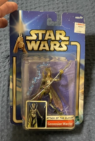 2002 Star Wars Attack Of The Clones Geonosian Warrior Action Figure Hasbro New Cover