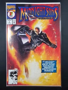 Midnight Sons Unlimited #1 Direct Edition Marvel Comics 1993 - Picture 1 of 14