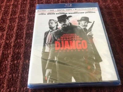 DJANGO UNCHAINED Combo Set BLU-RAY+DVD+DIGITAL COPY+ULTRAVIOLET *Brand New* - Image 1 of 4