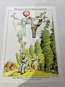 The Gentle Art of Making Guinness ~ Vintage Print~ John Ireland Hop Picking - Picture 1 of 9
