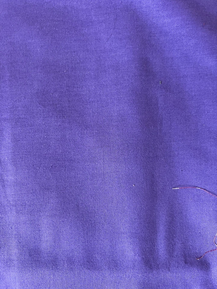 NEW Cotton Fabric Solid Vibrant Purple Unwashed Nice Quality 42"W X 1 yard long - Image 1 of 1