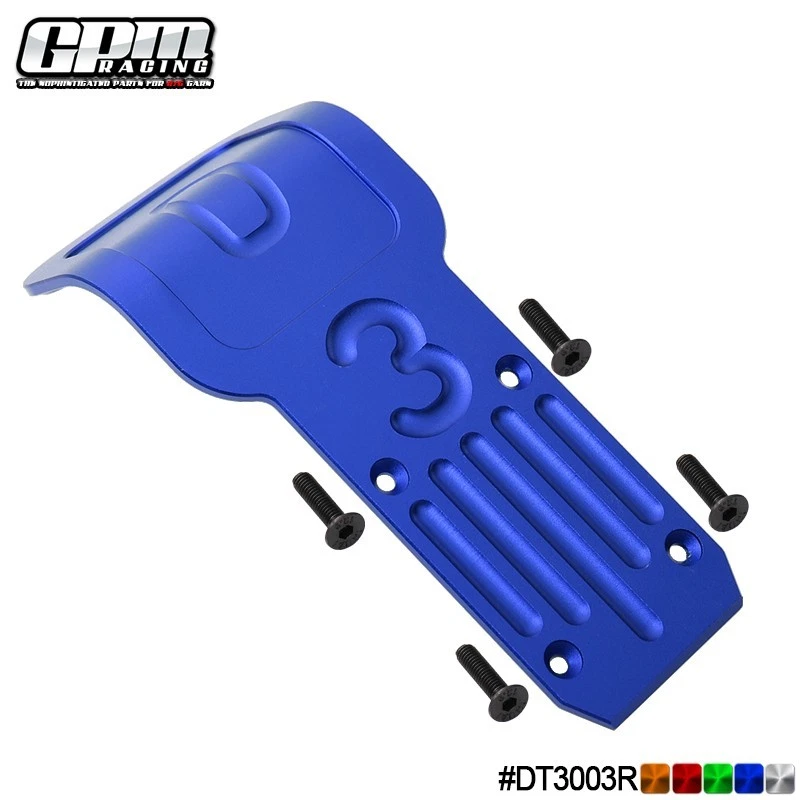 GPM Aluminium Rear Bumper For TAMIYA DT-03 - Imagem 1 de 4