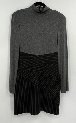 Bailey 44 Bodycon Bandage Dress Jersey Knit Size XS Long Sleeve Shoulder Pads - Image 1 of 4