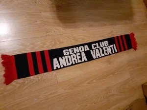 SCIARPA SCARF VINTAGE FOOTBALL CALCIO GENOA CLUB. INVERNALE WINTER - Foto 1 di 2