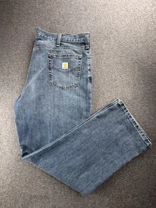 Carhartt Herren Holter Jeans Gr. 42 X 32 Relaxed Fit Straight Leg Denim Blau Neu - Bild 1 von 23