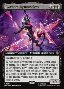 Gwenom, Remorseless M Extended Art Foil #256 | SPM Marvel's Spider-Man | MTG - Picture 1 of 1