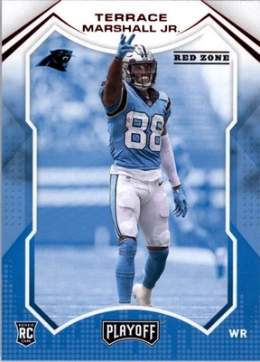 2021 Playoff Red Zone #220 Terrace Marshall Jr. - FB - Image 1 of 2