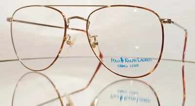 Gafas Polo Clásicas XIX 56-18 NUEVAS Ralph Lauren Metal Tortuga Foto 1 de 4