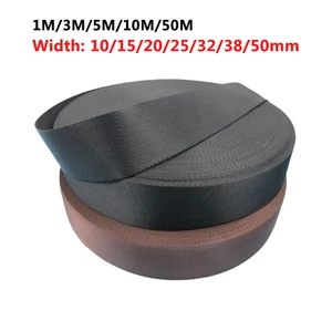 10/15/20/25/32/38/50mm Polyester Webbing Nylon Strapping Bags Straps Weave Tape - Picture 1 of 6