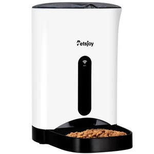 Alimentador automático para mascotas inteligente gato perro comida 4,3 L con capacidad bandeja de comida extraíble - Imagen 1 de 10