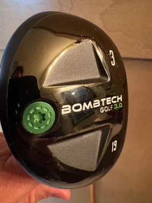 Bombtech 3.0 19° 3 Hybrid  Stiff Flex Steel Shaft ~40” - Image 1 of 4