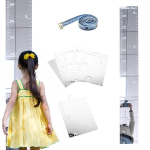 Shatterproof Puzzle Mirror Growth Chart For Kids - Picture 1 of 12