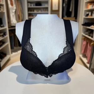 NWT Black Lace Wireless Racerback Bra Size 3XL - Picture 1 of 9